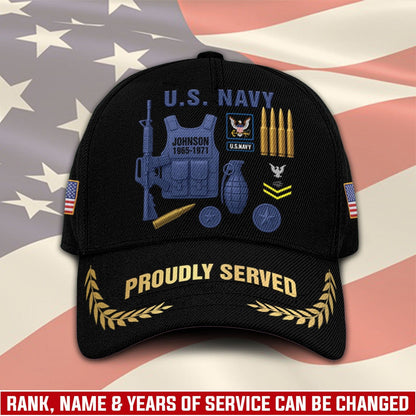 US Navy – Classic Cap – Military Heritage Badge