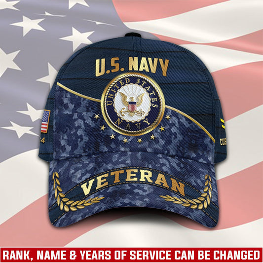 US Navy – Classic Cap – Camo Gold