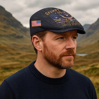 Custom U.S. Navy Jeff Cap –  Grumpy Old Vet