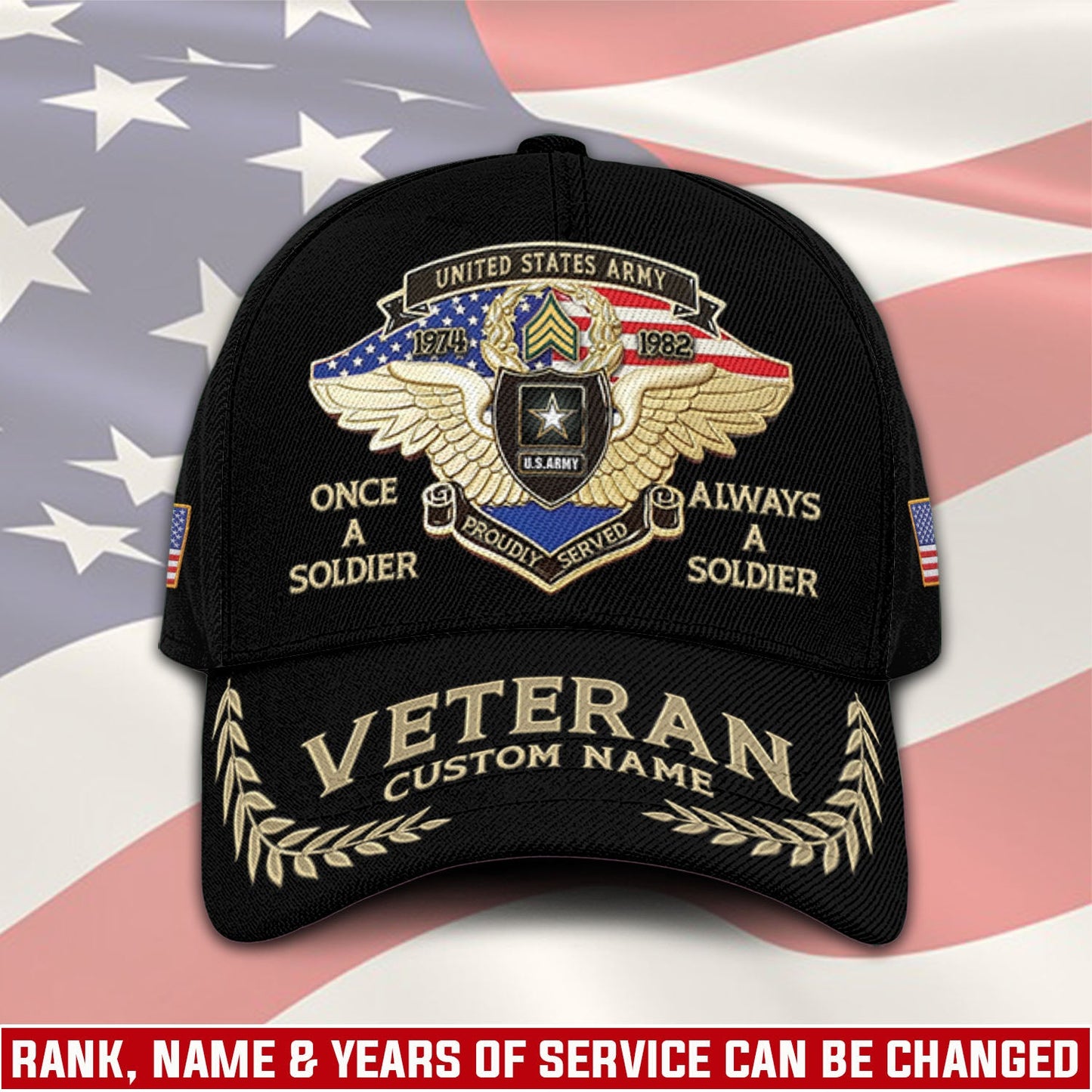 US Army – Classic Cap – Once A Soldier Always A Soldier