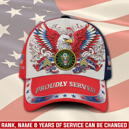US Army – Classic Cap – Red Eagle