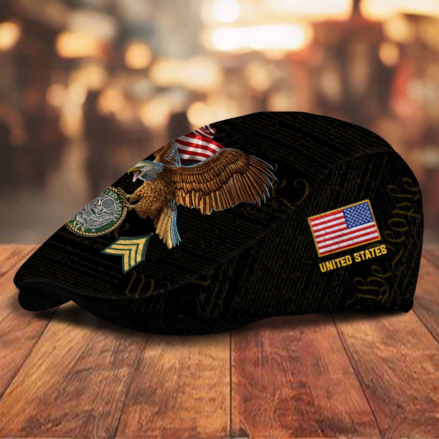 Custom U.S. Army Veteran Jeff Cap – American Eagle Valor