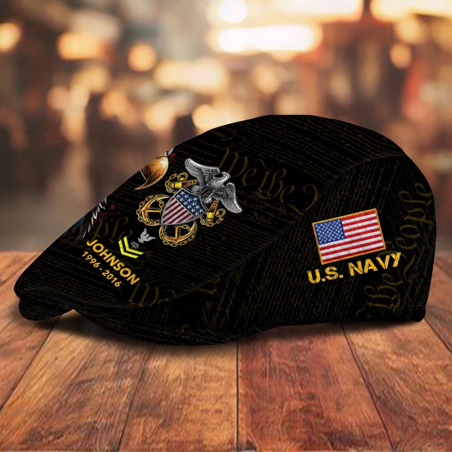 Custom U.S. Navy Jeff Cap – Semper Paratus