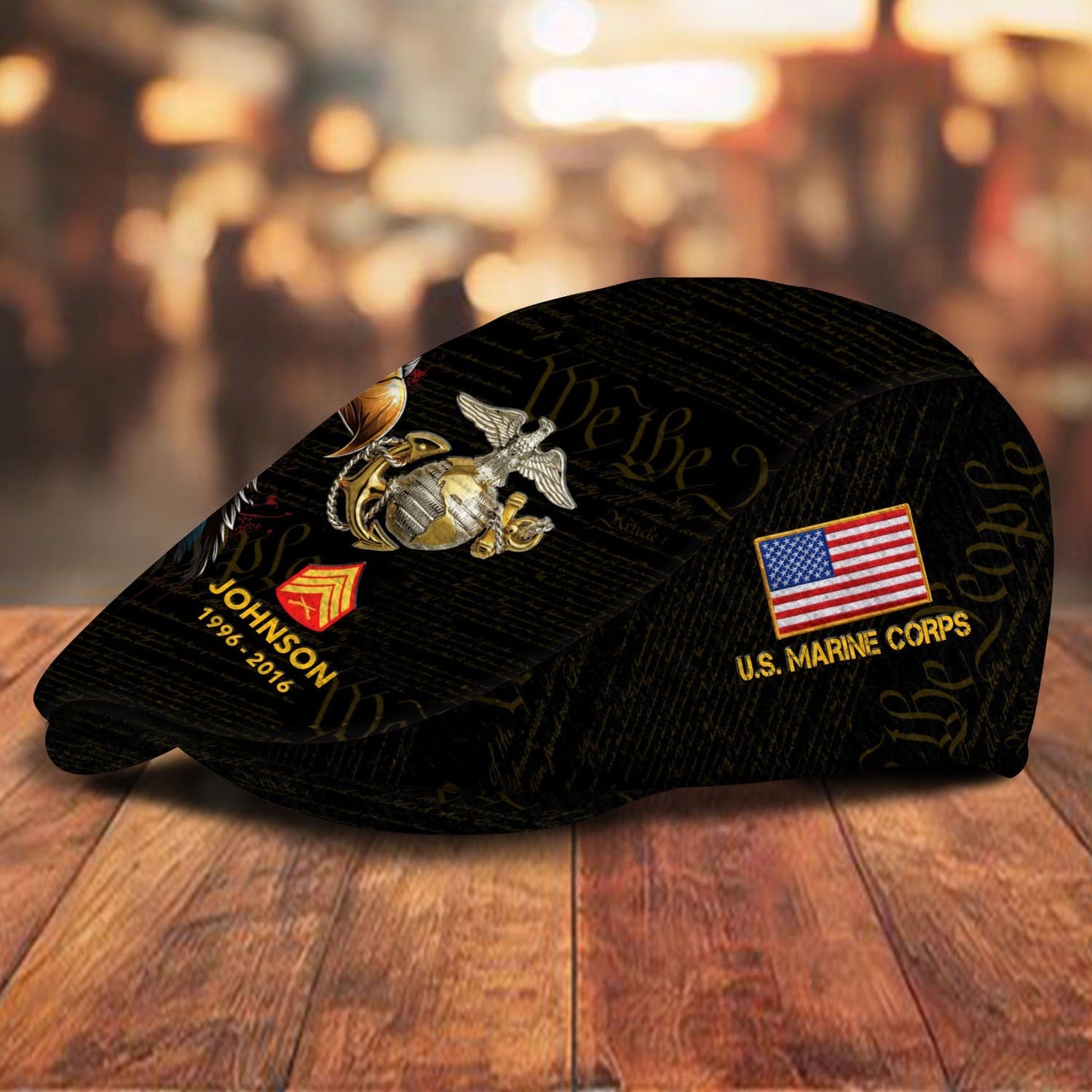 Custom U.S. Marine Corps Jeff Cap – Semper Paratus