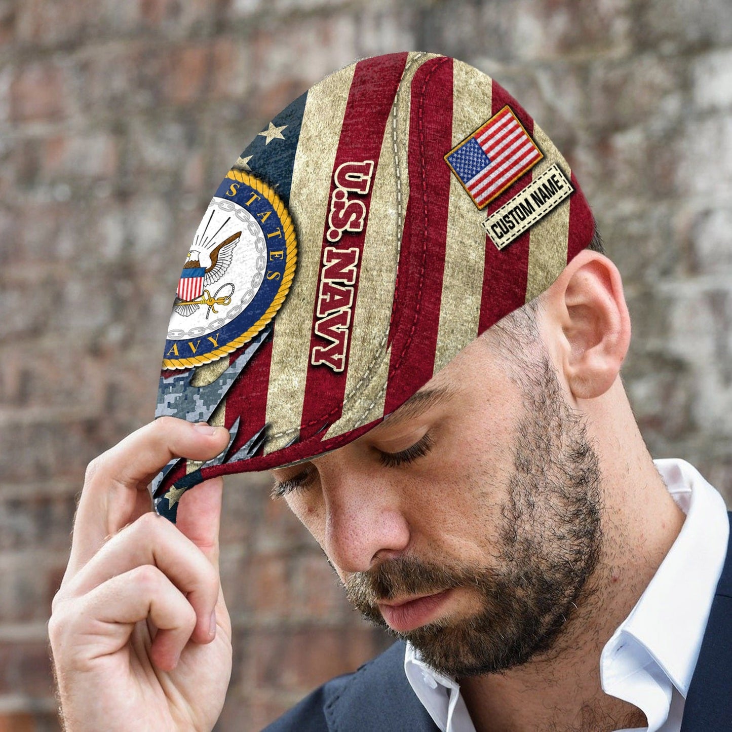 Custom U.S. Army Jeff Cap – Served With Pride