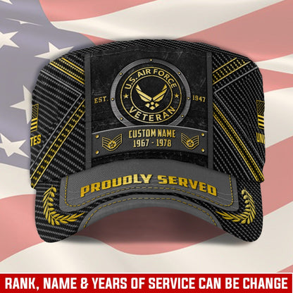 US Air Force – Military Cap -   Proud To Have Served