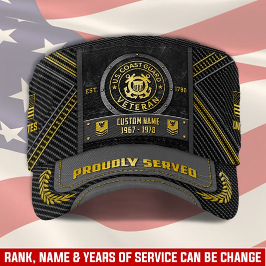 US Coast Guard – Military Cap - Proud To Have Served