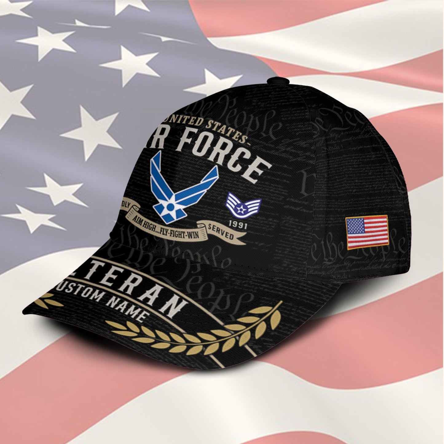 US Air Force – Classic Cap – Veteran Custom Name