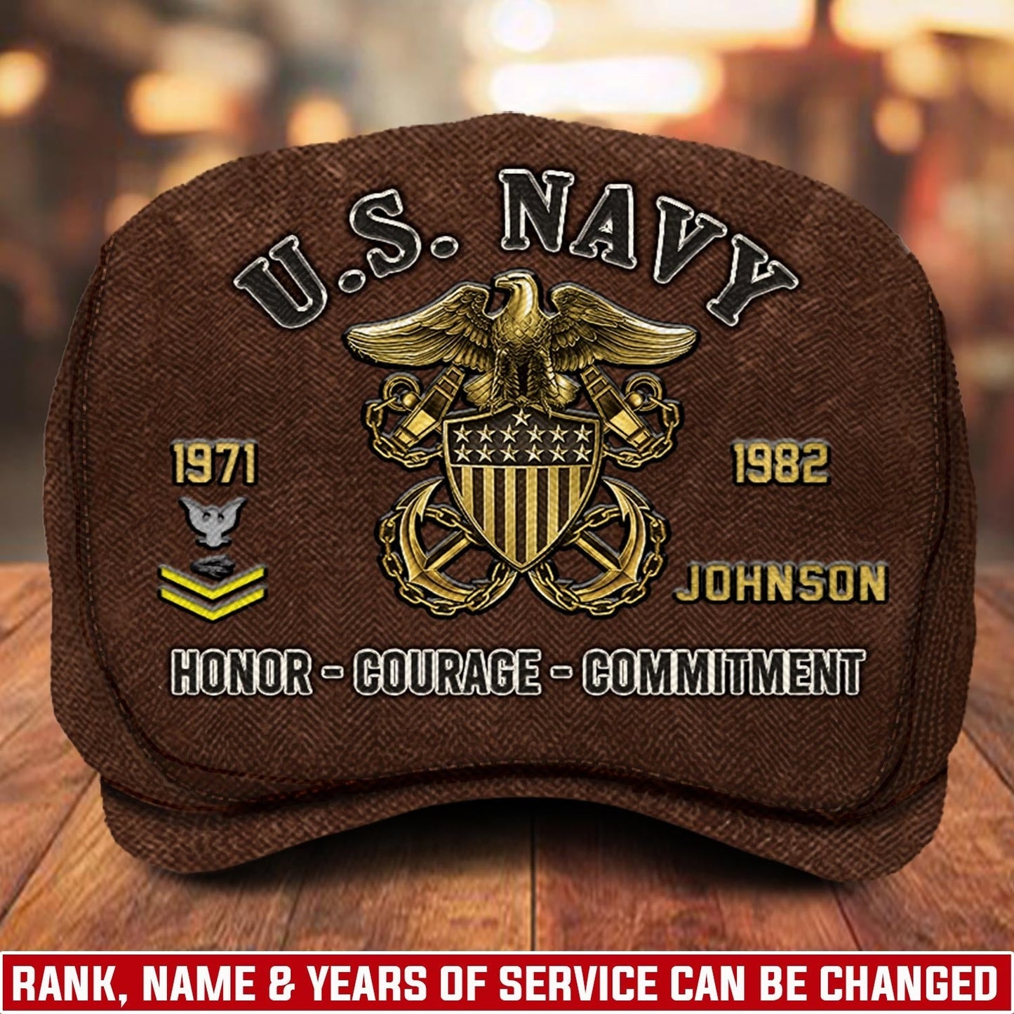 Custom U.S. Navy Jeff Cap –  Heritage Military U.S.