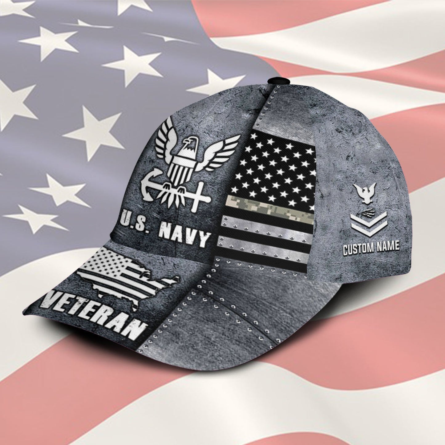 US Navy – Classic Cap – Riveted Metal