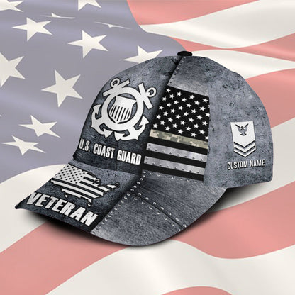 US Coast Guard – Classic Cap – Riveted Metal