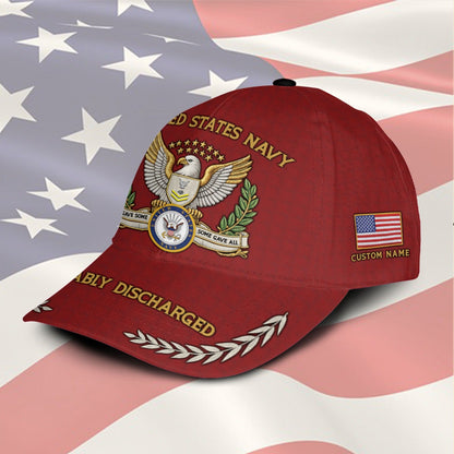 US Navy – Classic Cap – Veteran Red Emblem