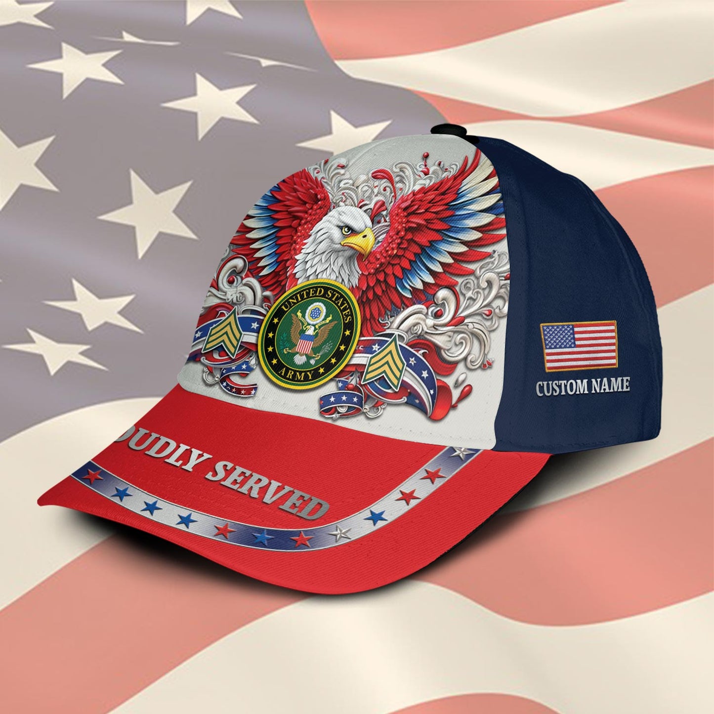 US Army – Classic Cap – Red Eagle