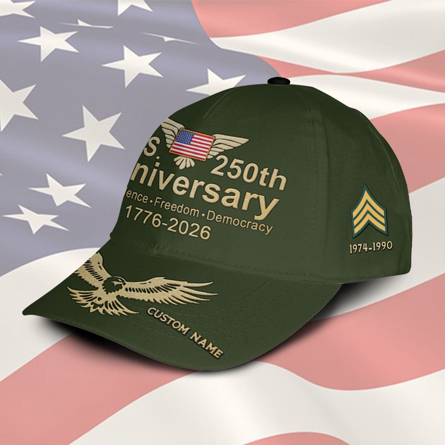 US Army – Classic Cap – Independence·Freedom·Democracy