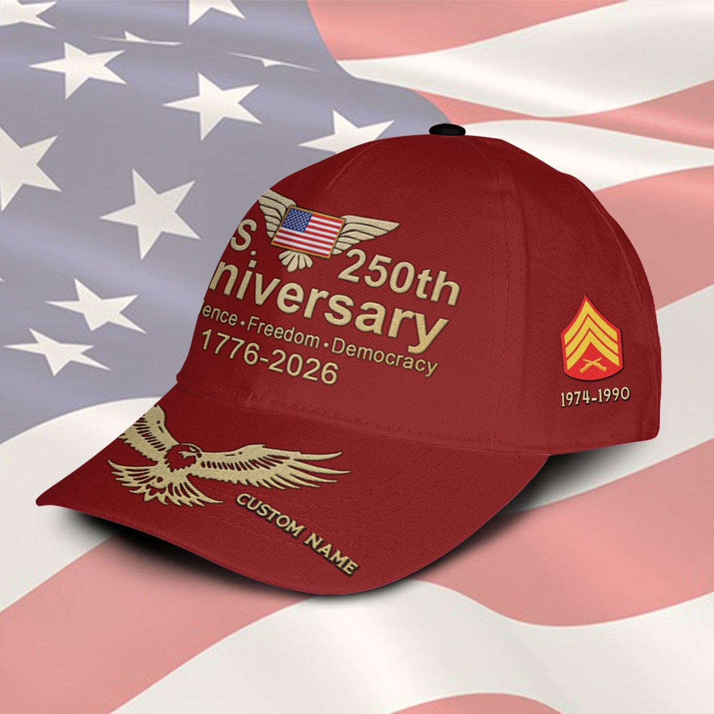 US Marine Corps – Classic Cap – Independence·Freedom·Democracy