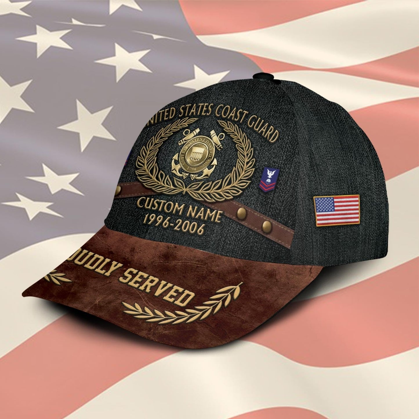US Coast Guard – Classic Cap –  Denim Design