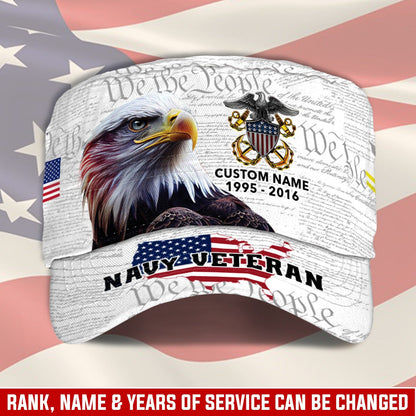 US Navy – Military Cap - American By Birth, Veteran By Choice