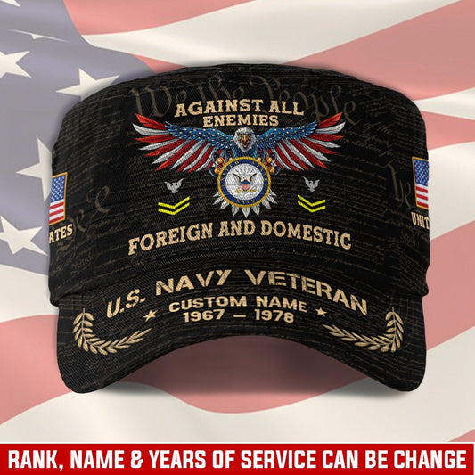 US Marine Corps – Military Cap - Honoring All Who Served
