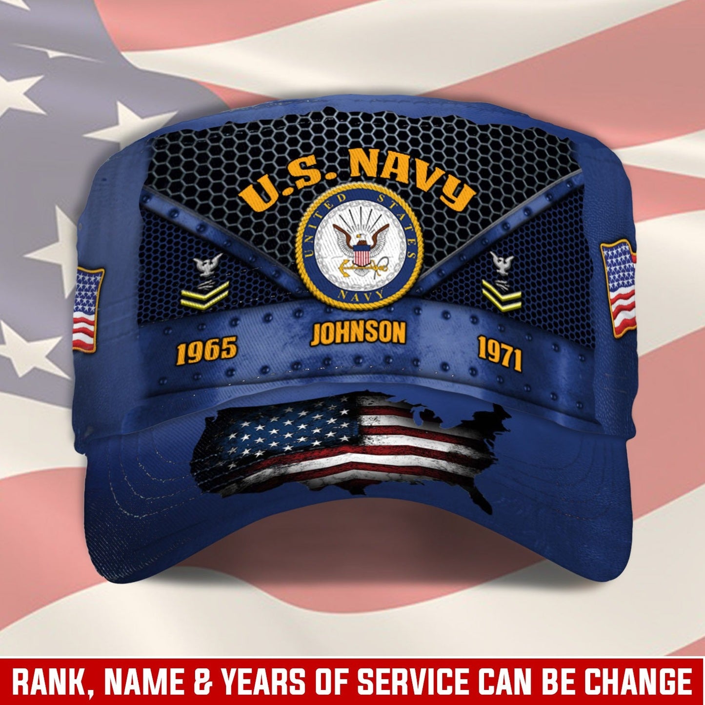 US Navy – Military Cap - Military Mesh Design