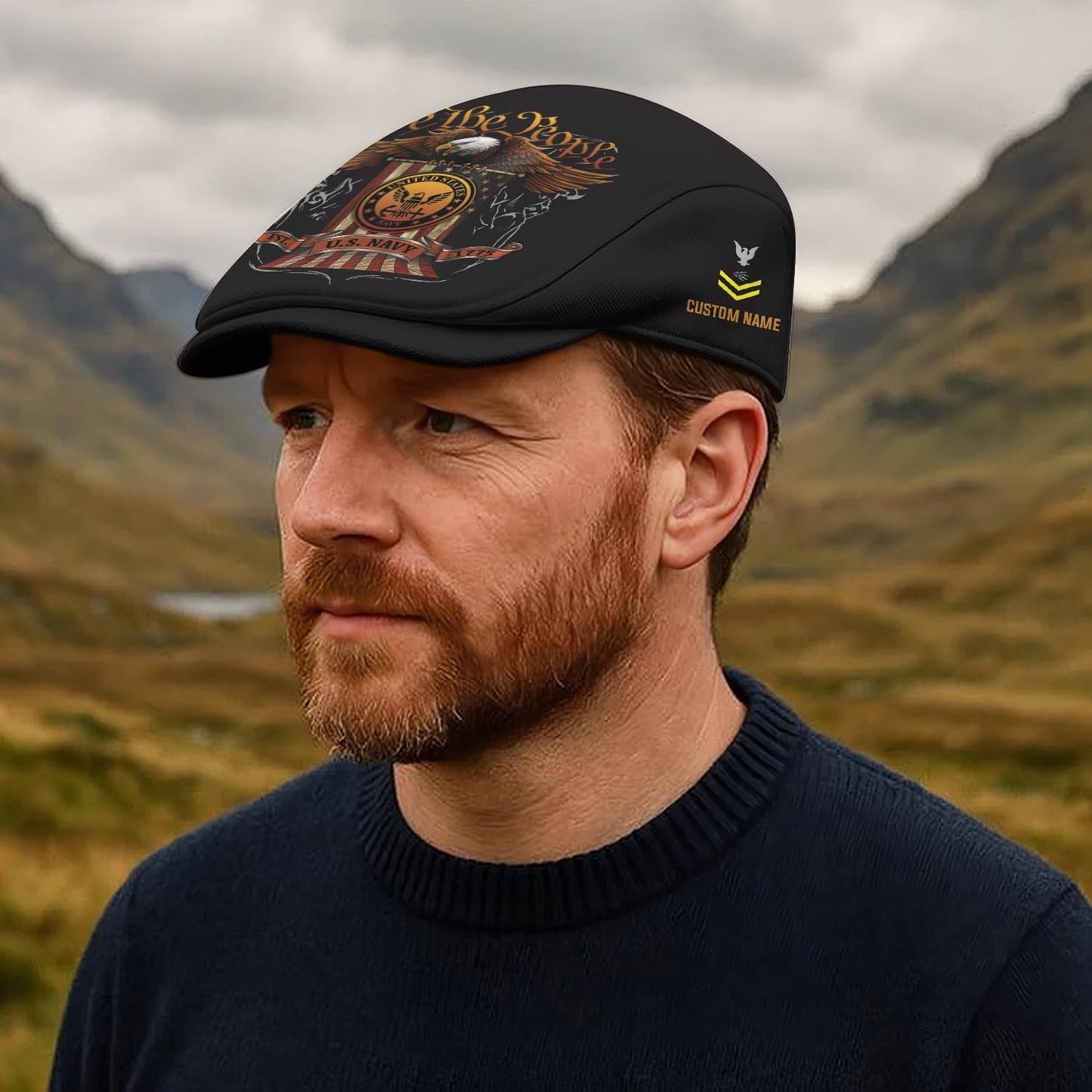 Custom U.S. Navy Jeff Cap – Service & Sacrifice