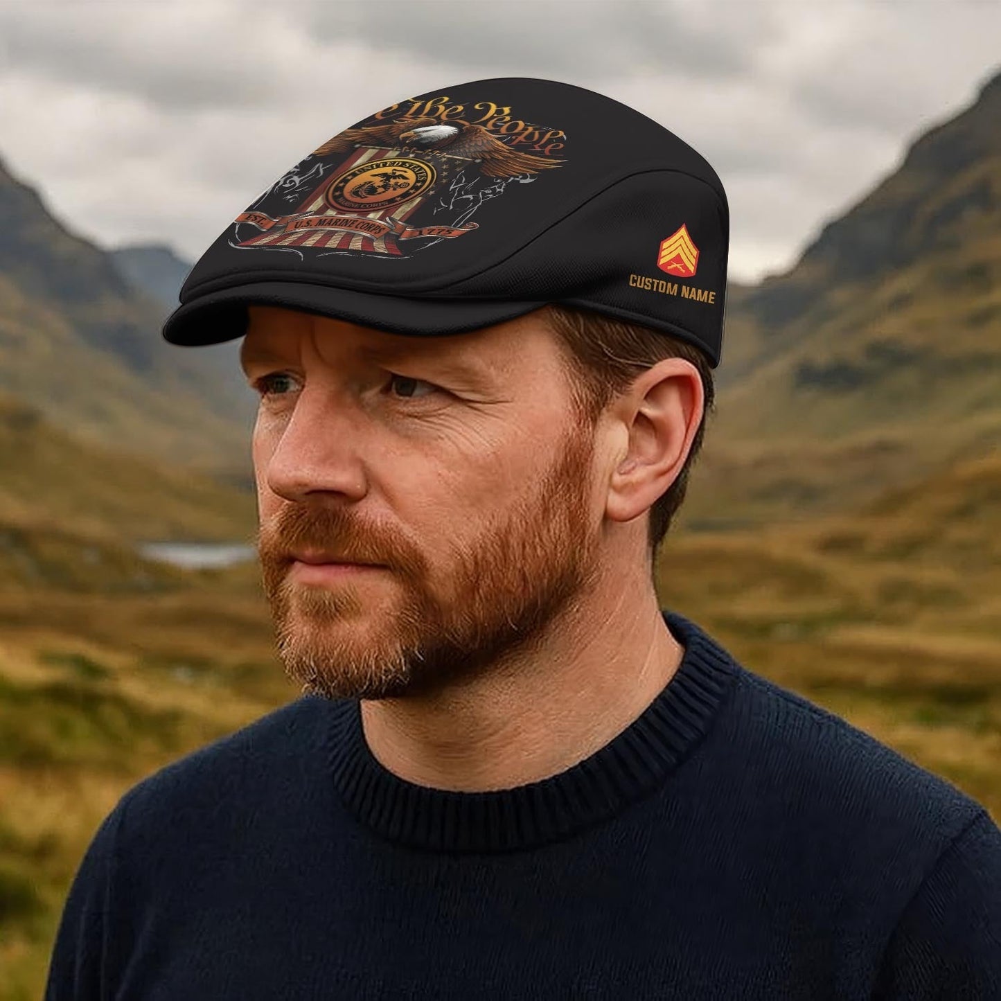 Custom U.S. Marine Corps Jeff Cap – Service & Sacrifice
