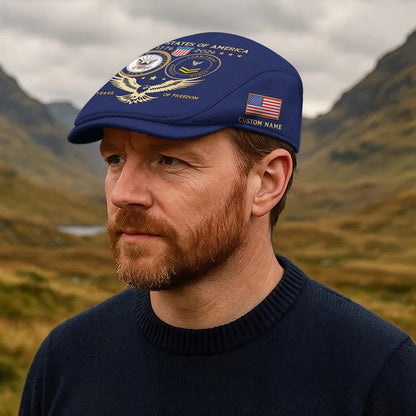 Custom U.S. Navy Jeff Cap – 250 YEARS OF FREEDOM