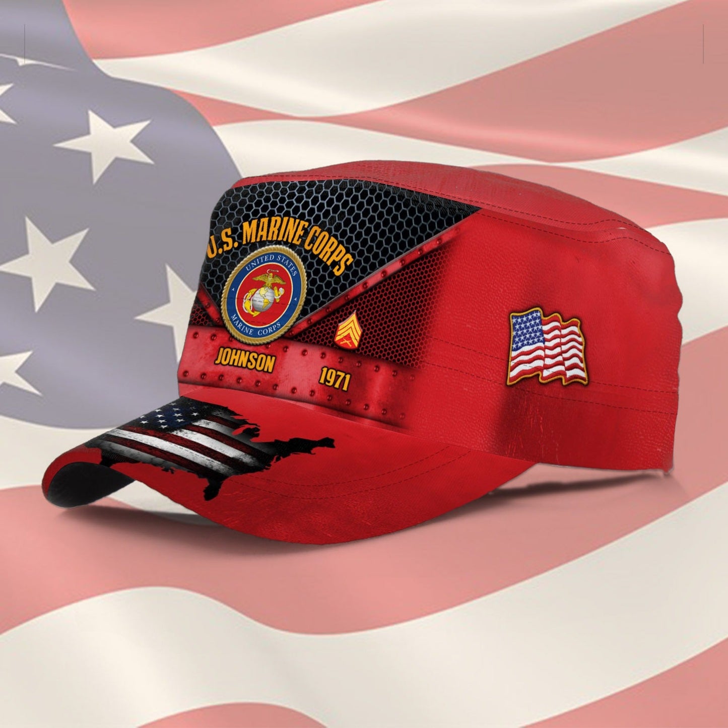 US Marine Corps – Military Cap - Military Mesh Design