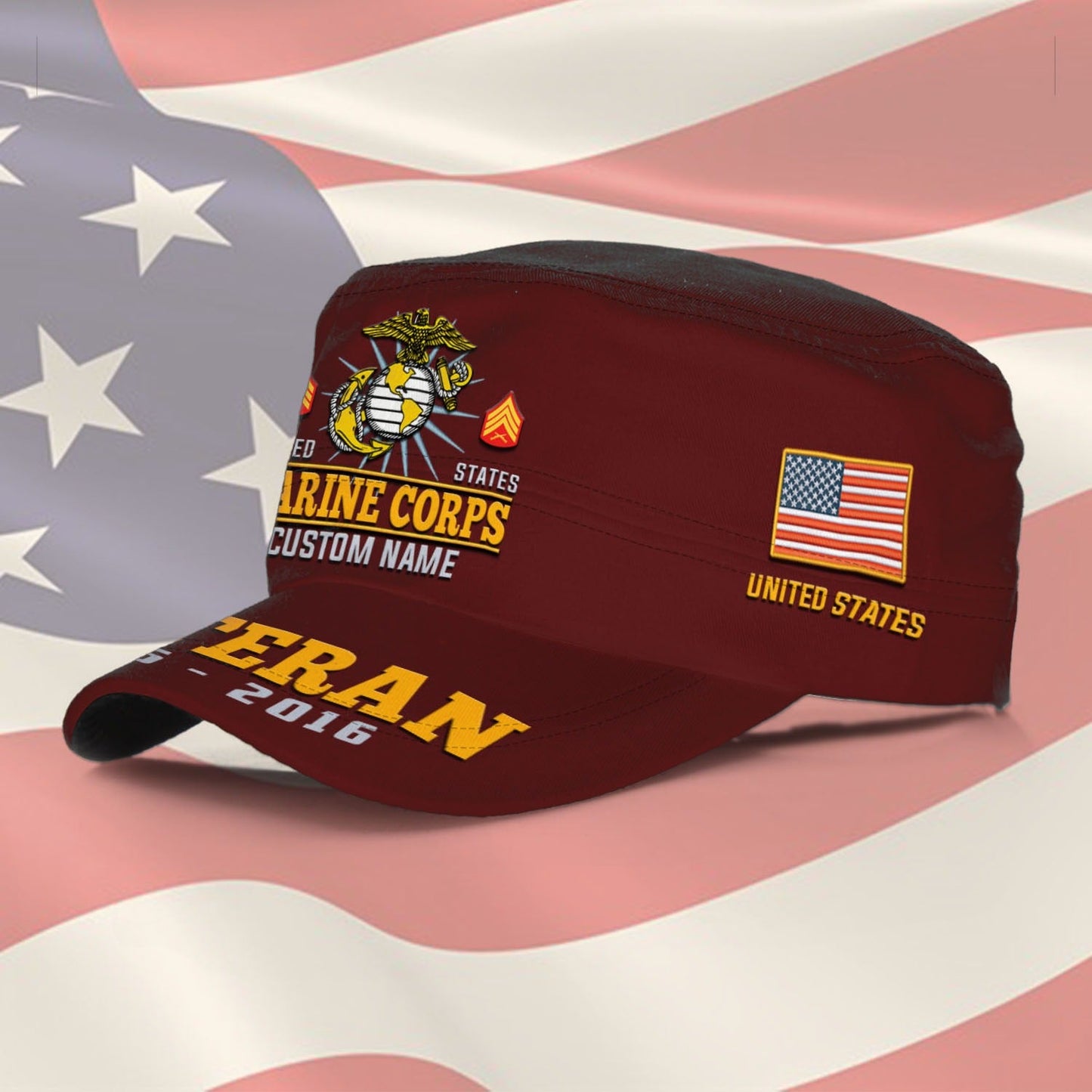 US Marine Corps – Military Cap -  Veteran By Choice