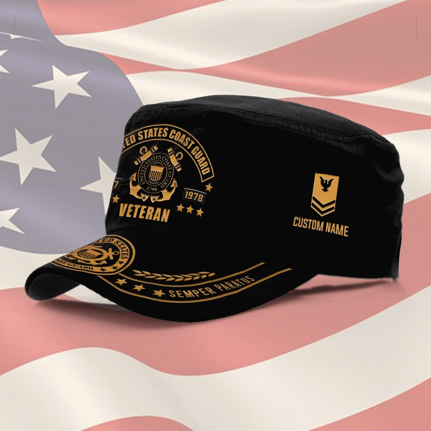 US Coast Guard – Military Cap - Classic Black