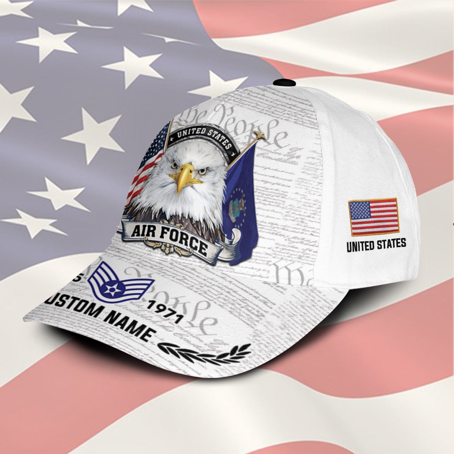 US Air Force – Classic Cap – We The People White