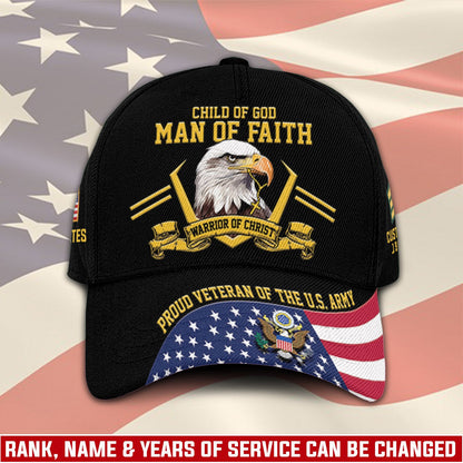 US Army – Classic Cap – Child Of God - Man Of Faith
