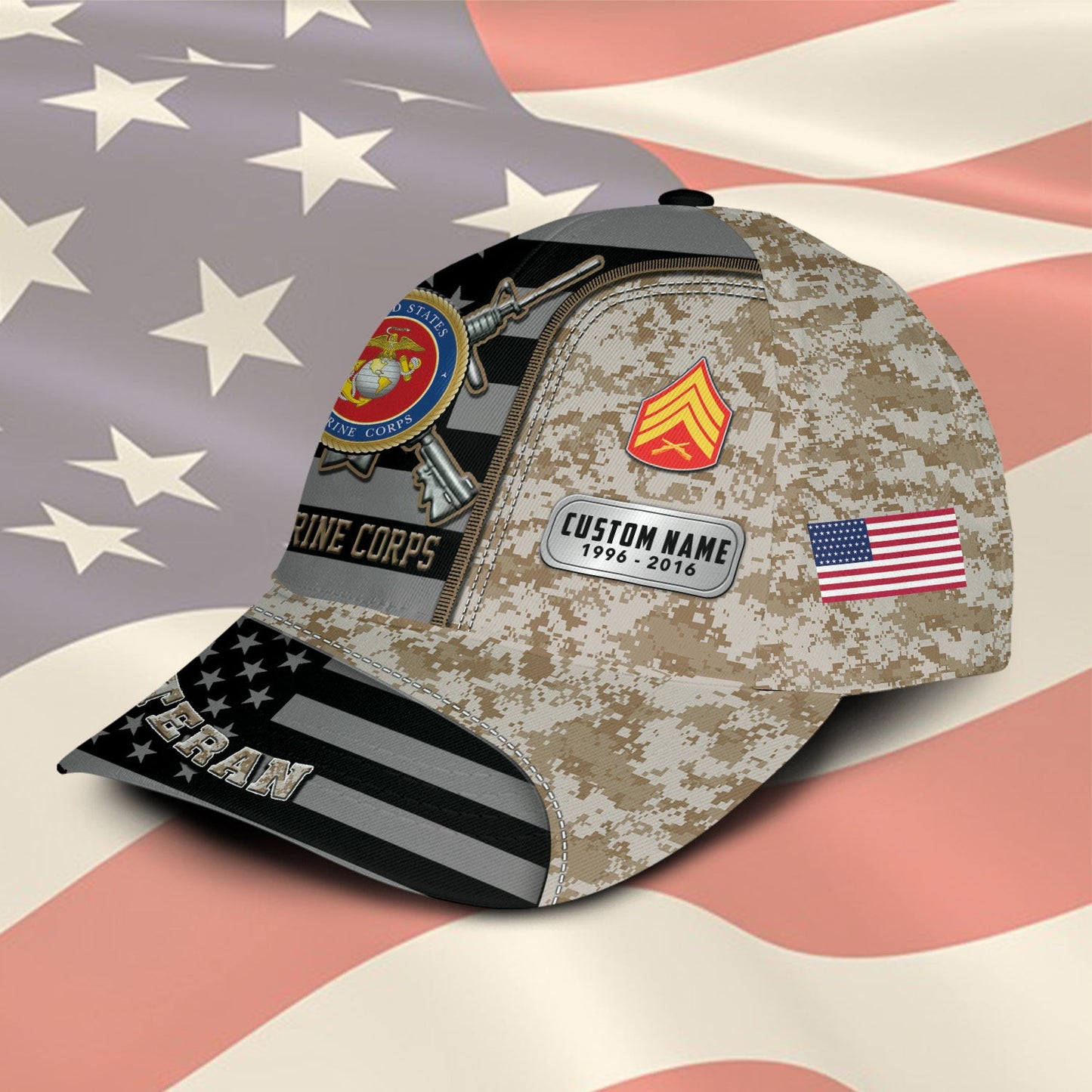 US Marine Corps – Classic Cap –  Veteran Camo