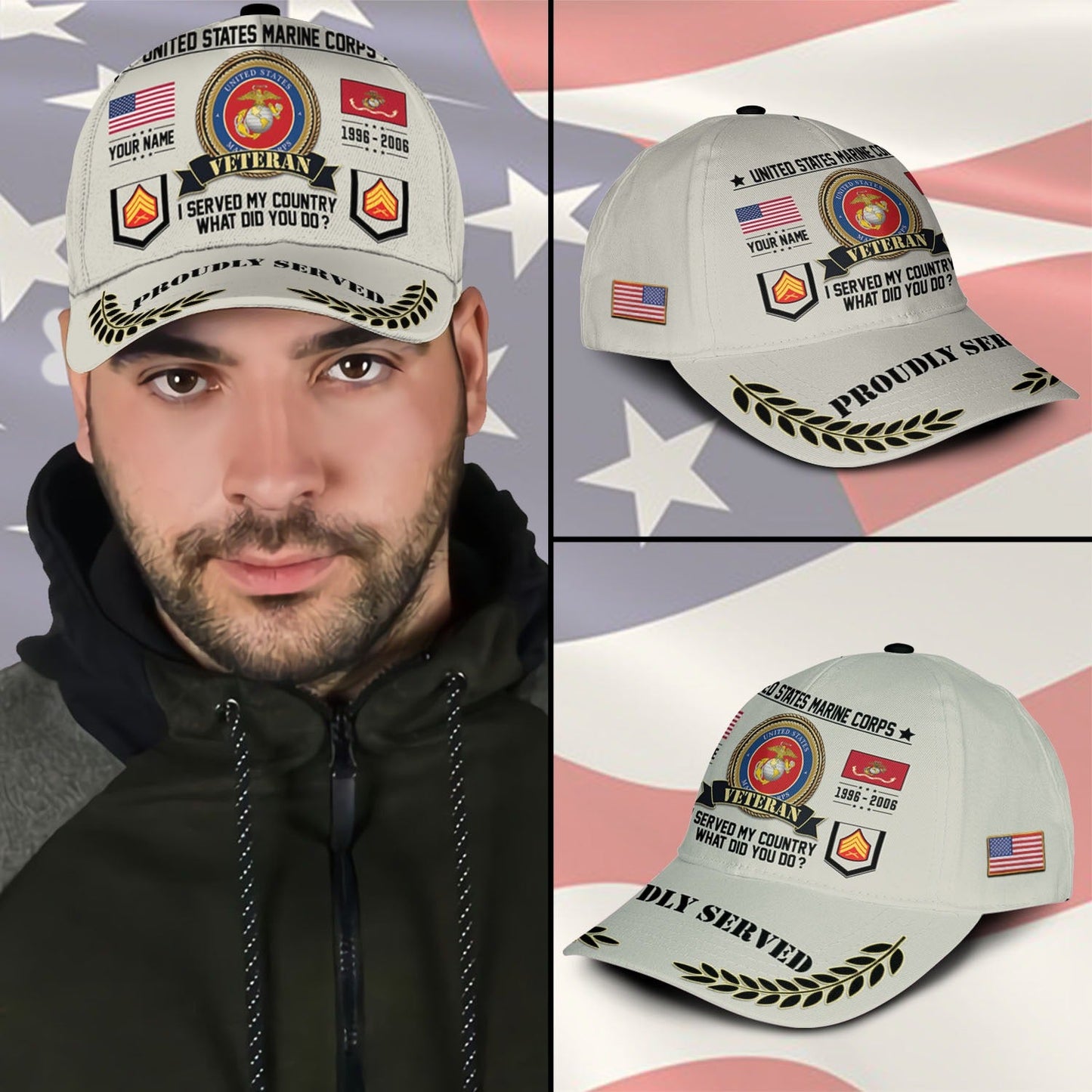 US Marine Corps – Classic Cap – Veteran Honor Patch