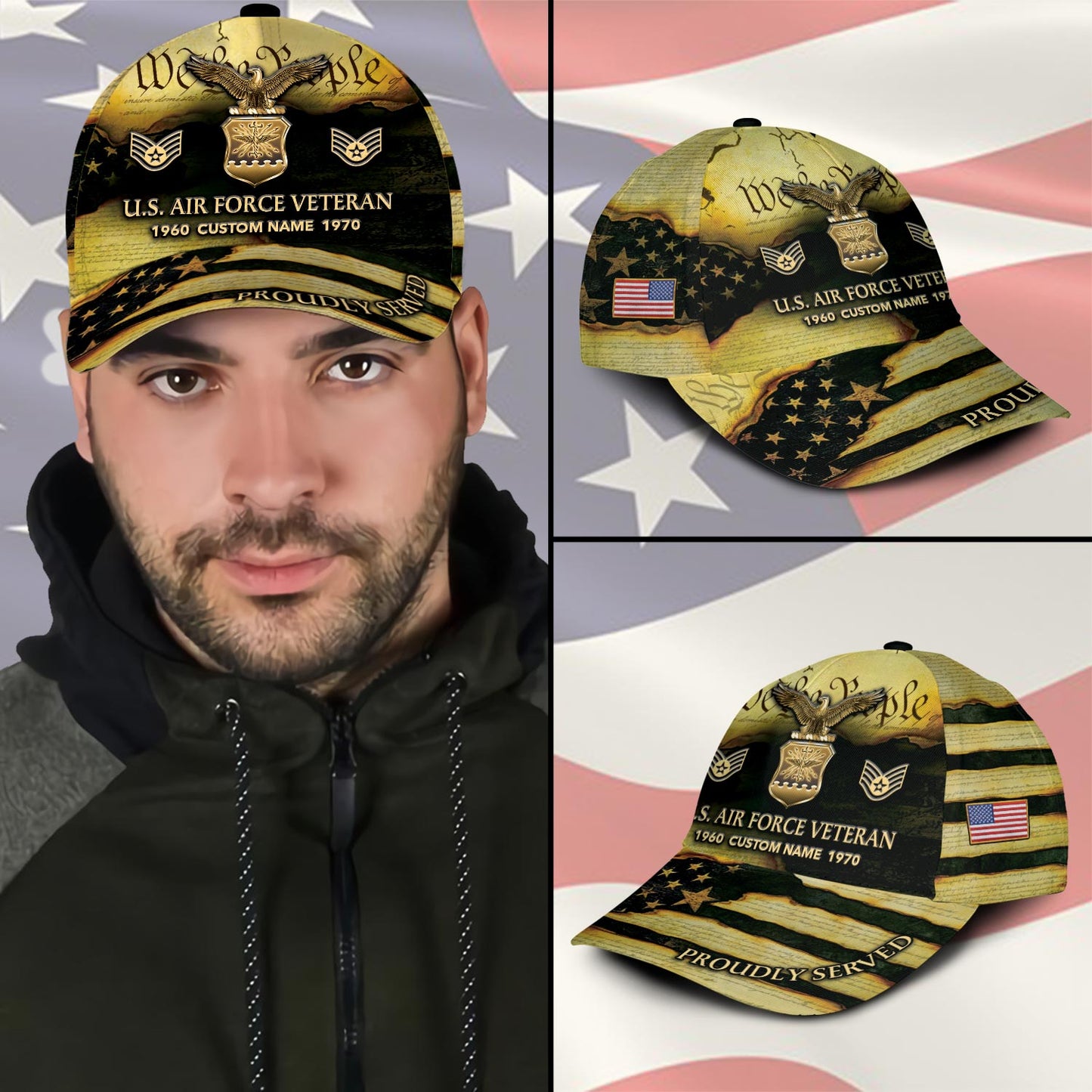 US Air Force – Classic Cap – We The People - Gold