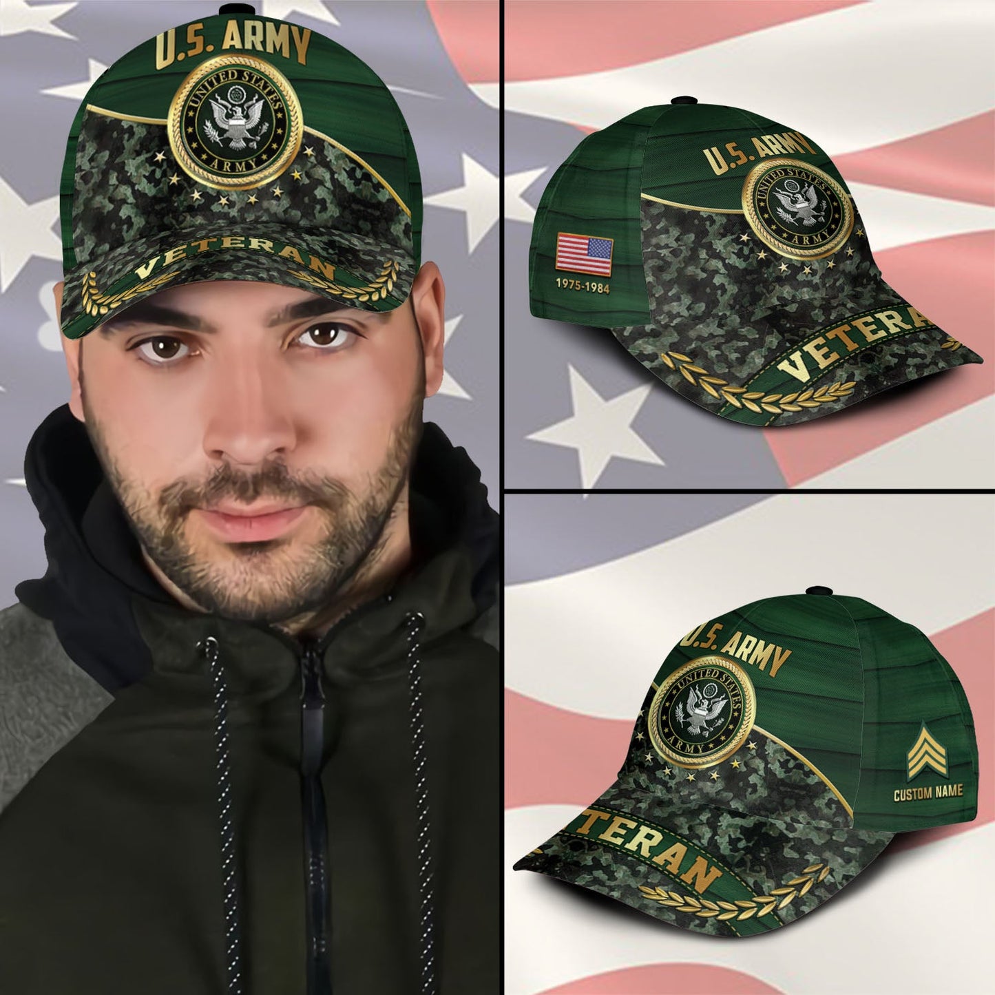 US Army – Classic Cap – Camo Gold