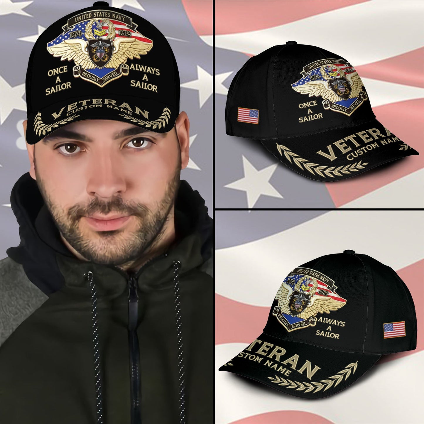 US Navy – Classic Cap – Once A Soldier Always A Soldier