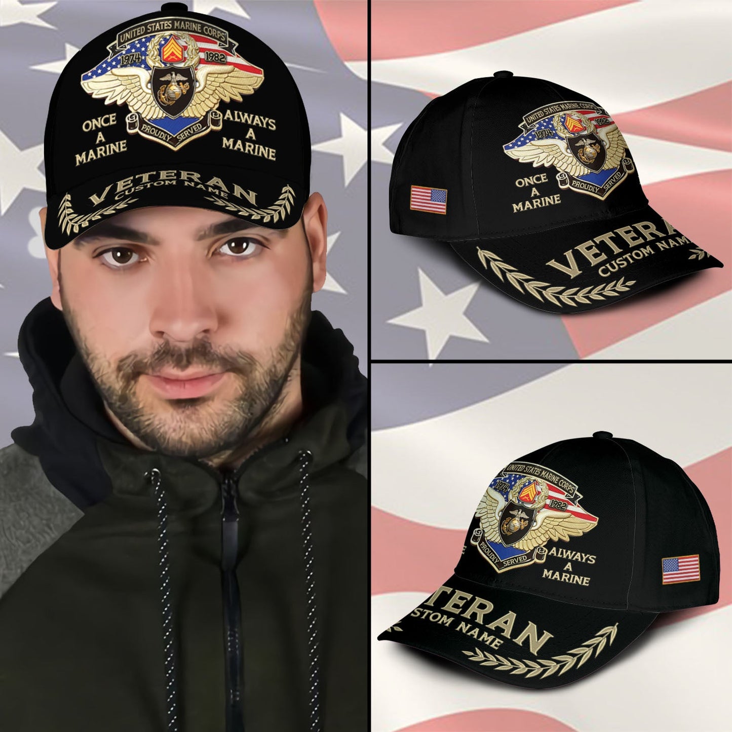US Marine Corps – Classic Cap – Once A Soldier Always A Soldier