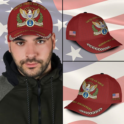 US Air Force – Classic Cap – Veteran Red Emblem
