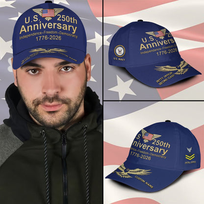 US Navy – Classic Cap – Independence·Freedom·Democracy