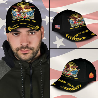 US Marine Corps – Classic Cap – Country - Freedom - Liberty