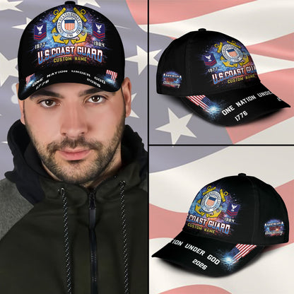 US Coast Guard – Classic Cap – One Nation Under God