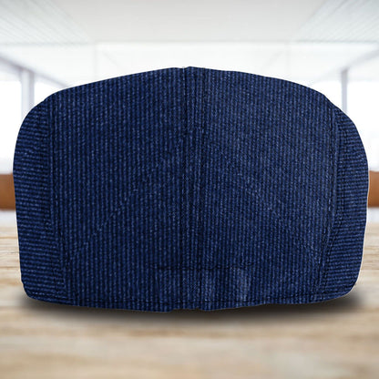 Custom U.S. Navy Veteran Jeff Cap – Name, Rank & Service Years Personalized - Distressed denim pattern