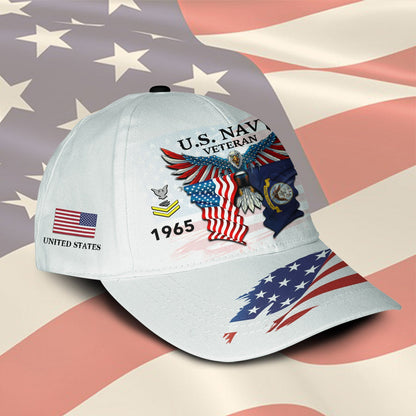 US Navy – Classic Cap – Two Flags