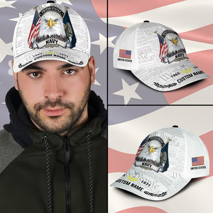 US Navy – Classic Cap – We The People White