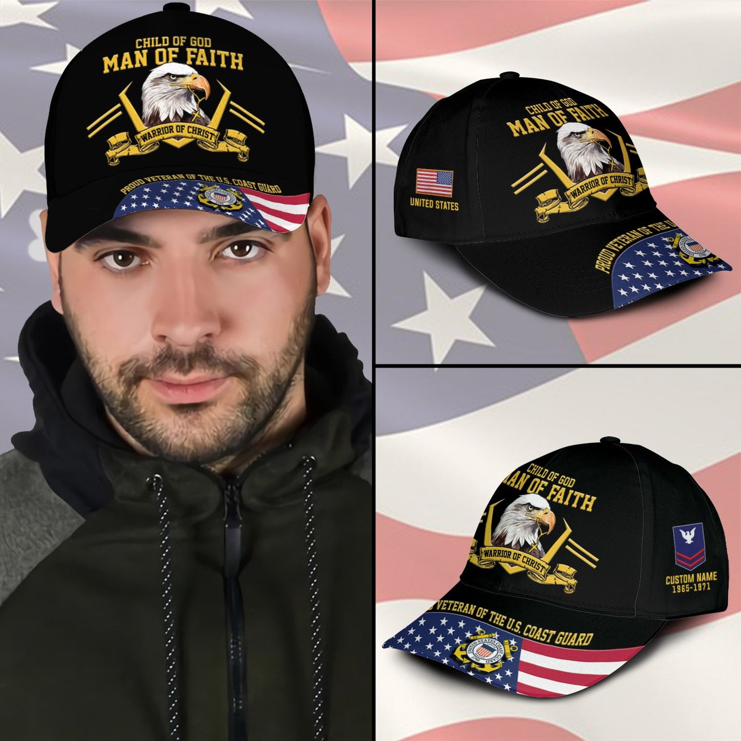 US Coast Guard – Classic Cap – Child Of God - Man Of Faith