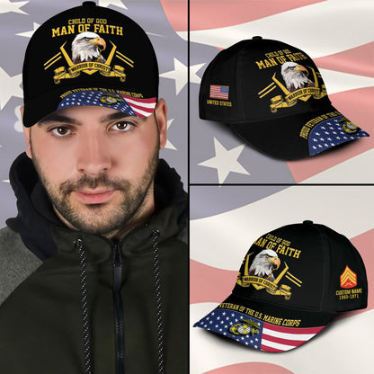 US Marine Corps – Classic Cap – Child Of God - Man Of Faith