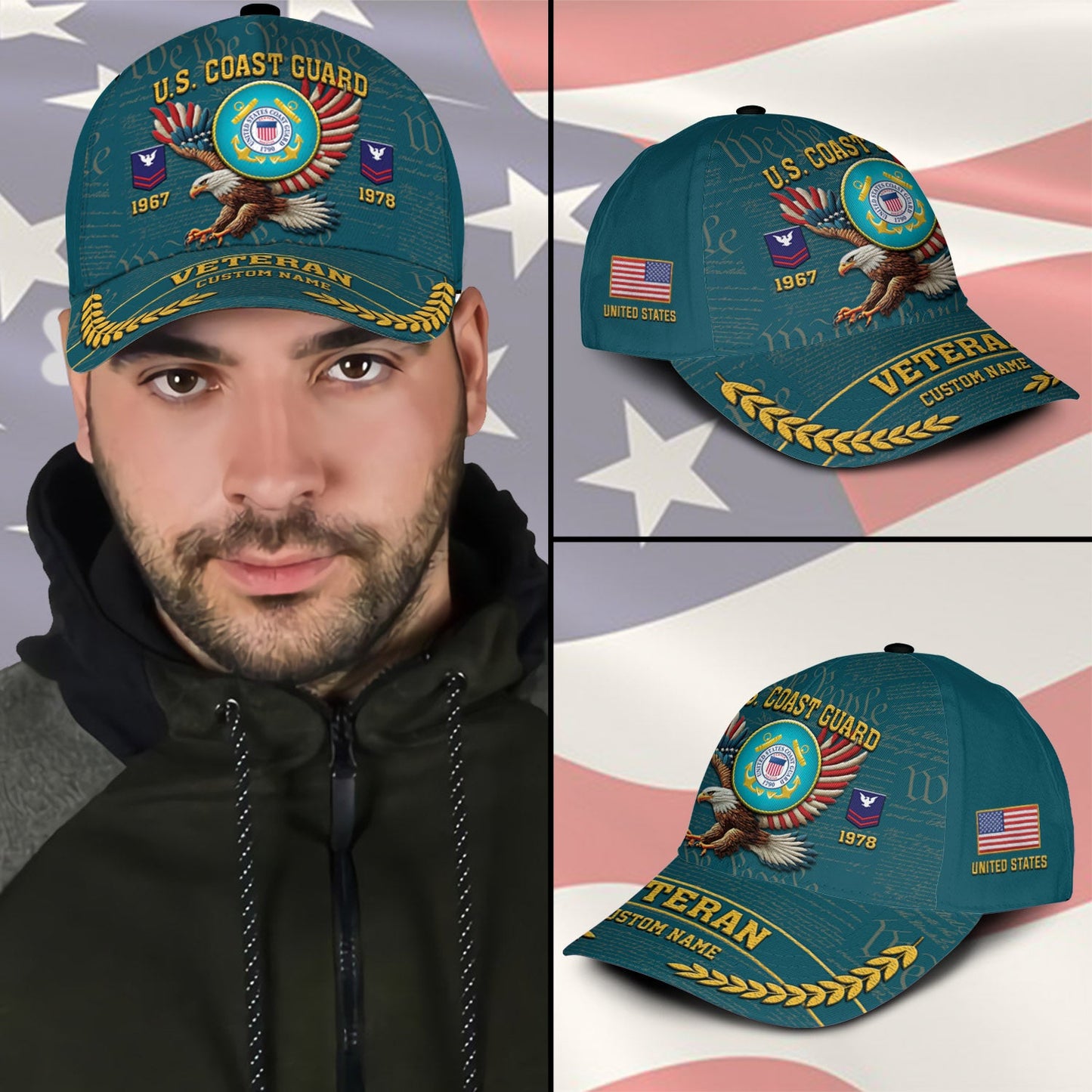 US Coast Guard – Classic Cap – Veteran We The People