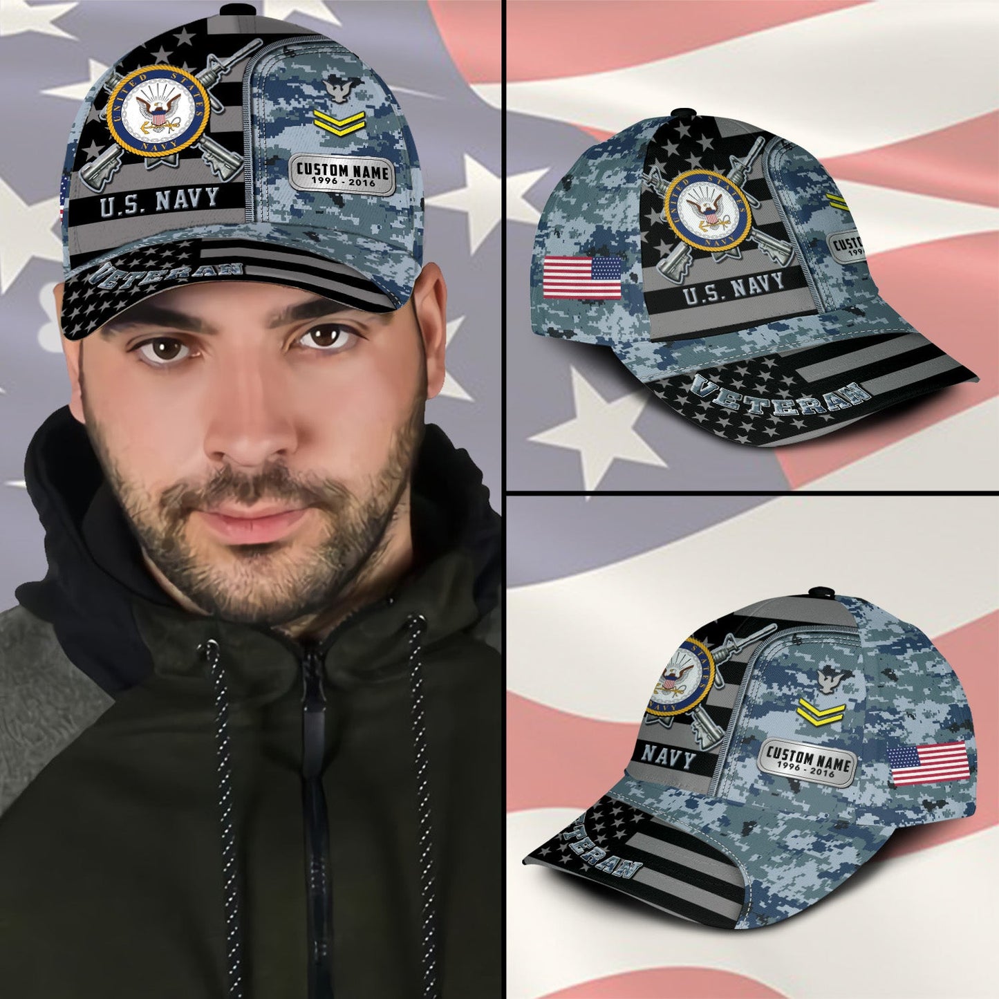 US Navy – Classic Cap –  Veteran Camo
