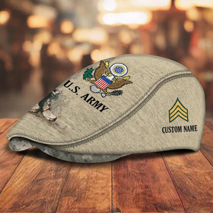 Custom U.S. Army Jeff Cap –  Honor The Fallen Camo Tribute Cap