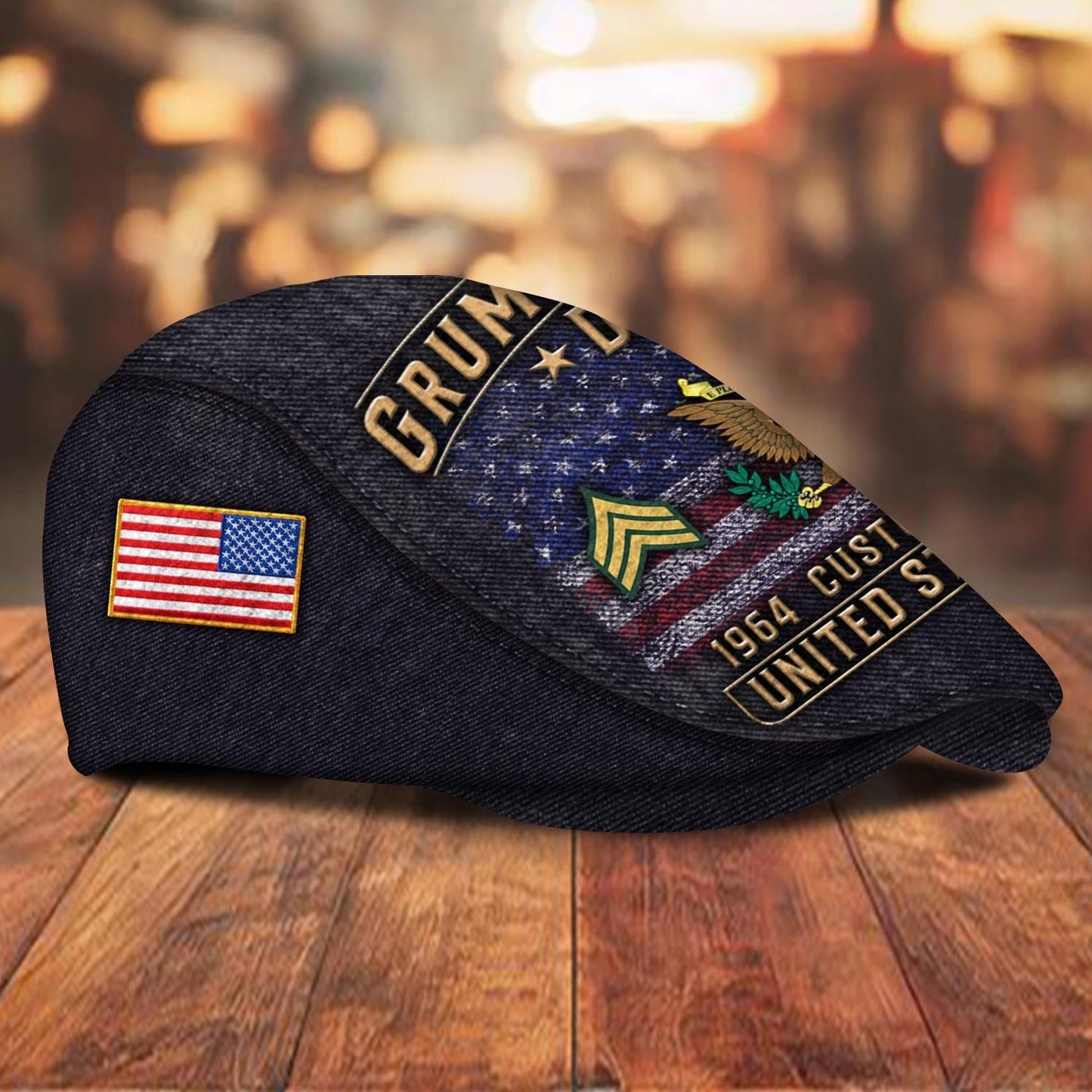 Custom U.S. Army Jeff Cap –  Grumpy Old Vet
